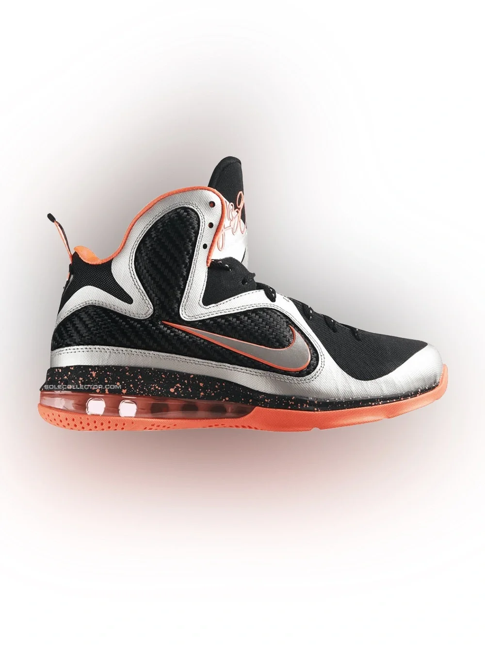 Nike LeBron 9 Bright Mango Sneakers Size 14 US